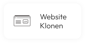 Website Klonen Button